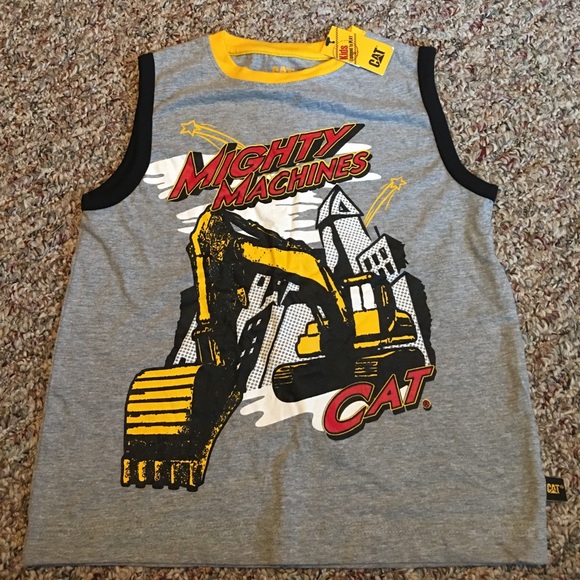 Caterpillar Shirts & Tops New Caterpillar Youth Boys Tank Excavator