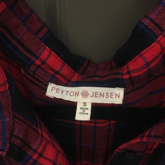 Button down flannel tank - Picture 2 of 4