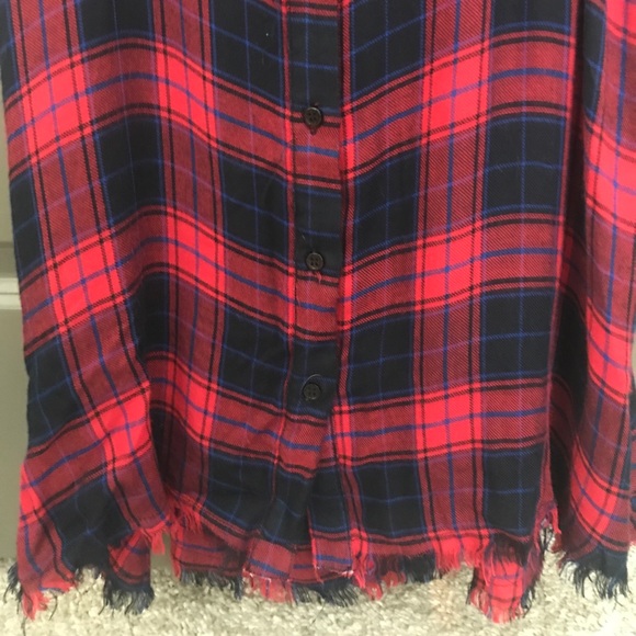 Button down flannel tank - Picture 4 of 4