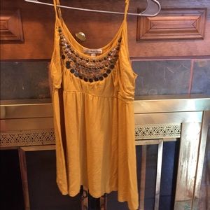 Beaded tank top