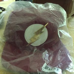 D.C. comics Red Leather Flash cap