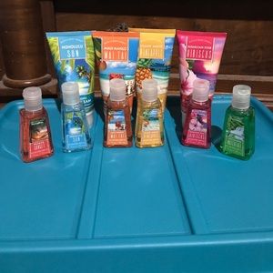 Bath and Body Works Hand Cream and Sanitizer