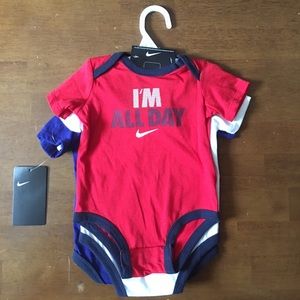 3-pack NIKE onesies