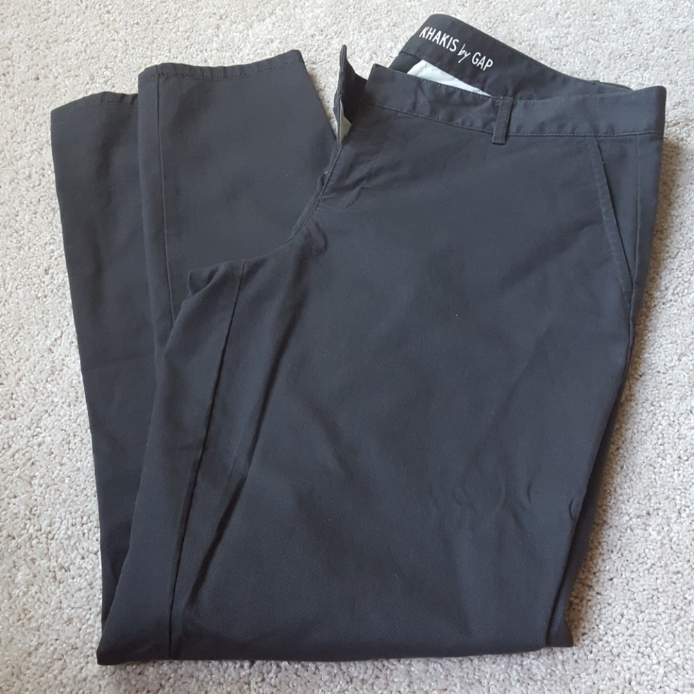 Skinny Mini Khakis GAP Dark Gray 14 Tall