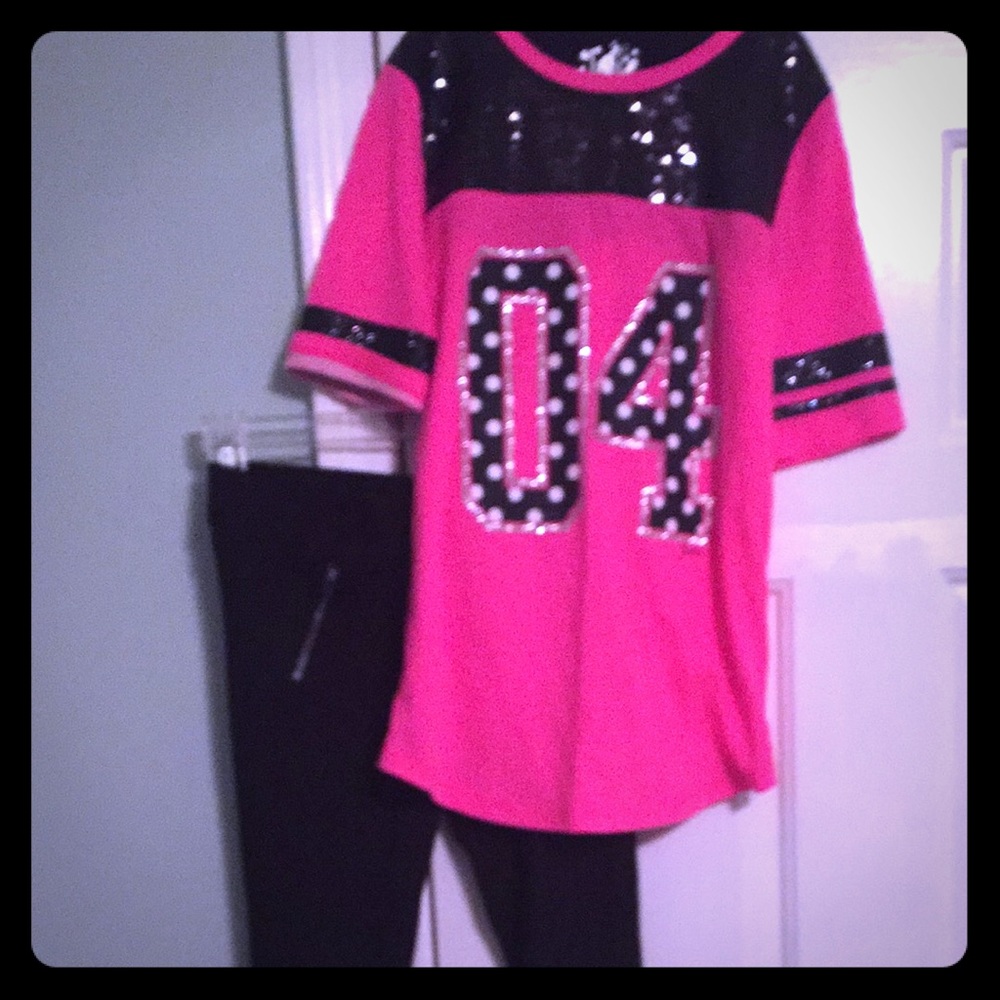 Girls Sz 12 justice jersey NWOT