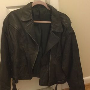 Brown leather sandals