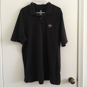 New Orleans Saints Polo Shirt Large
