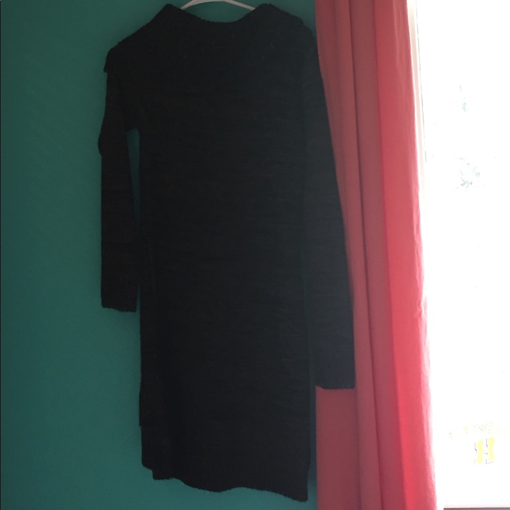 Black sweater dress