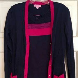 Lilly Pulitzer 2 piece dress/sweater set