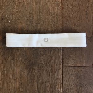 Lulu Lemon White Headband