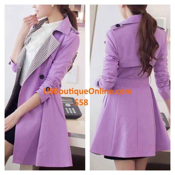 England Double Button Lapel Women’s Trench Coats - Picture 2 of 8