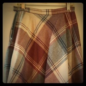 Polyester wool skirt