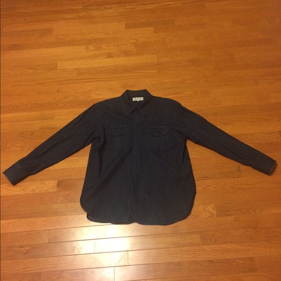Madewell Denim Cargo Workshirt - Picture 4 of 8