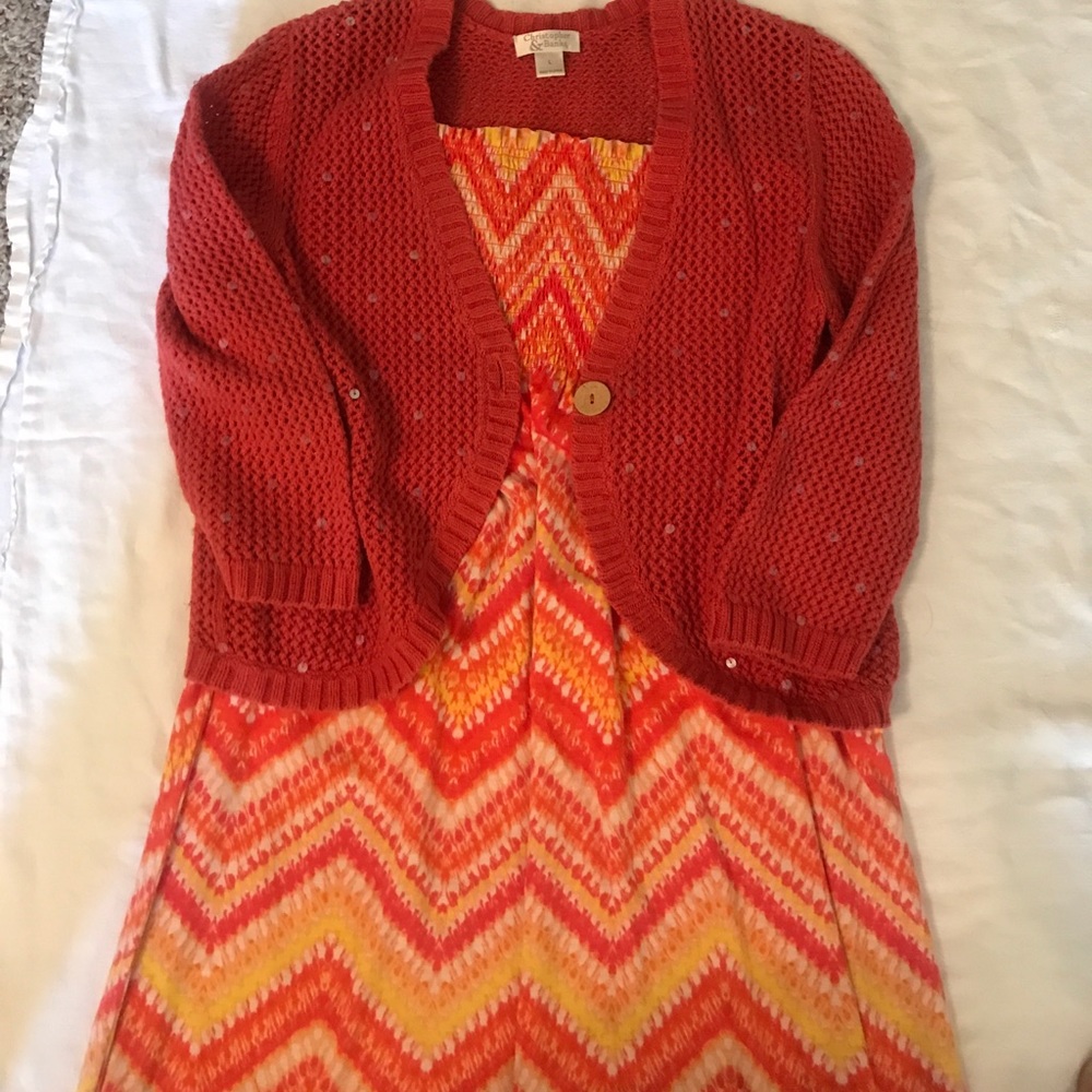 3 sleeveless maxi dresses with sweater - Picture 2 of 5