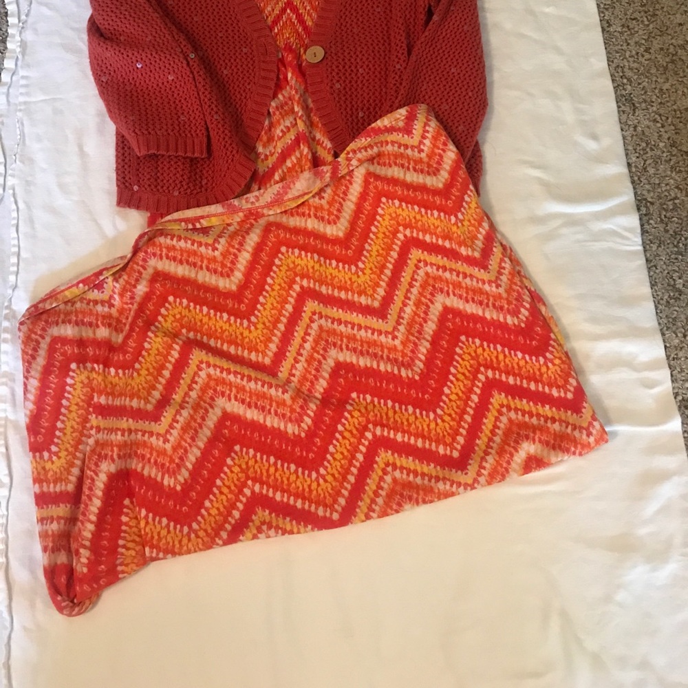 3 sleeveless maxi dresses with sweater - Picture 3 of 5
