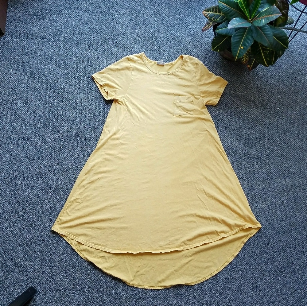 Lularoe Carly yellow-gold medium
