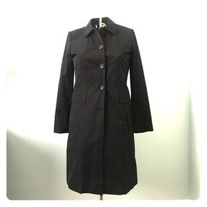 Banana Republic black overcoat