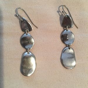 Lia Sophia silver earrings