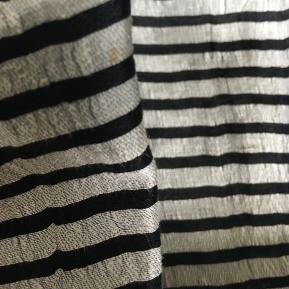 Loft Striped Linen Open-Front Blazer - Picture 6 of 6