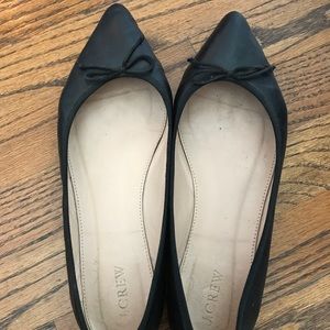J. Crew black pointy Flats