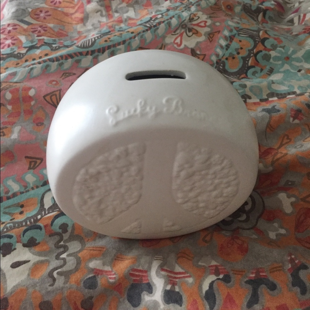 Lucky Brand Peace Sign Piggy Bank ✌🏻 🍀