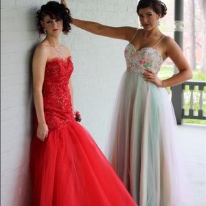 Beautiful Pastel Prom Dress!