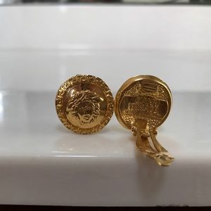 Vintage Gianni Versace Clip on Earrings