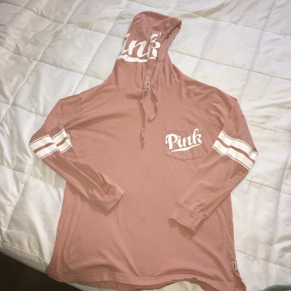 Pink hoodie