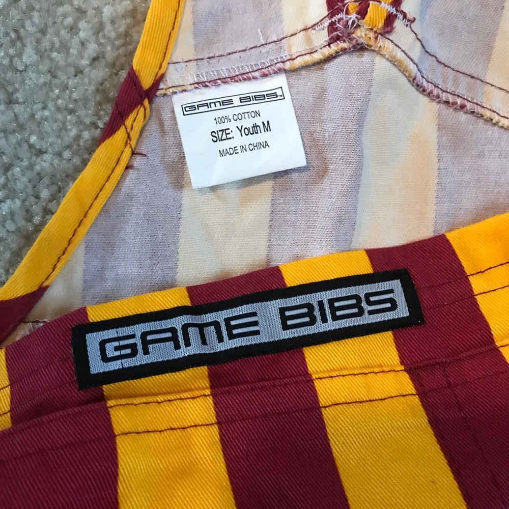 Game Bibs Youth Medium