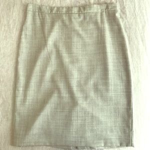 J Crew Heather gray pencil skirt