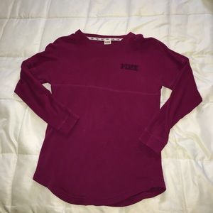 Pink crew neck