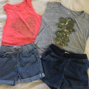 Gils summer outfits.