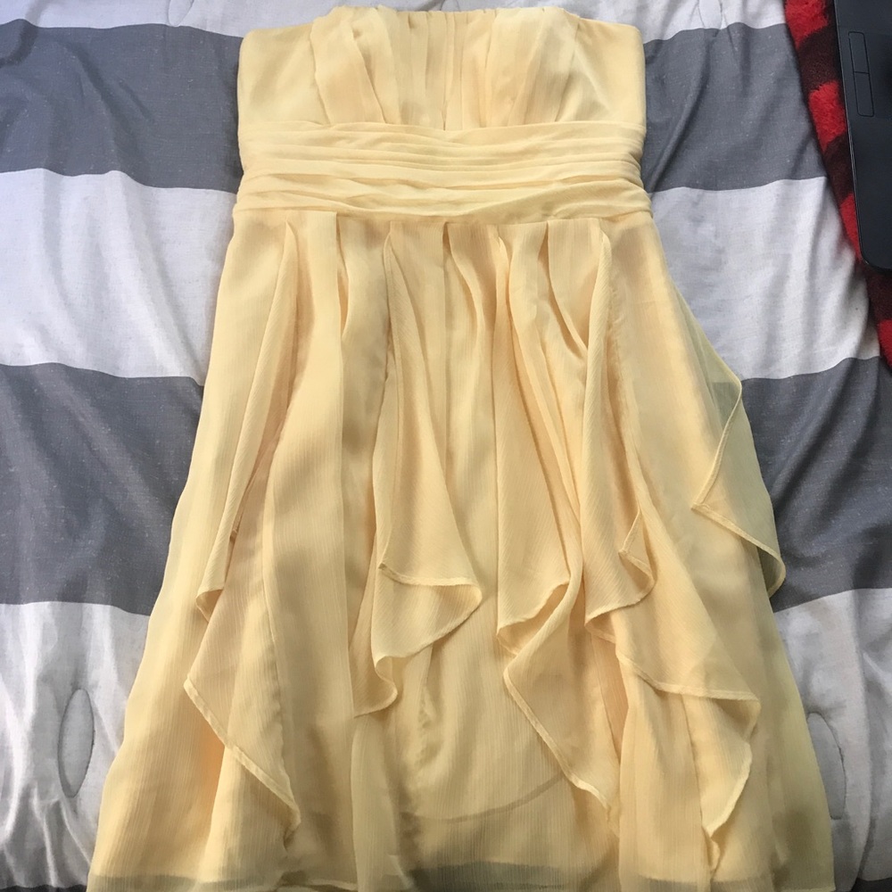 Size 10 Canary Yellow Davids Bridal Gown