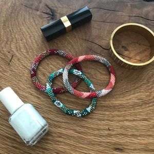 Set of 3 Seed Bead bracelets