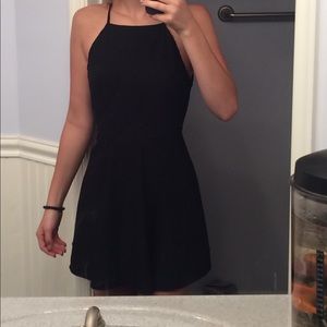 Black backless dress from Brandy Melville