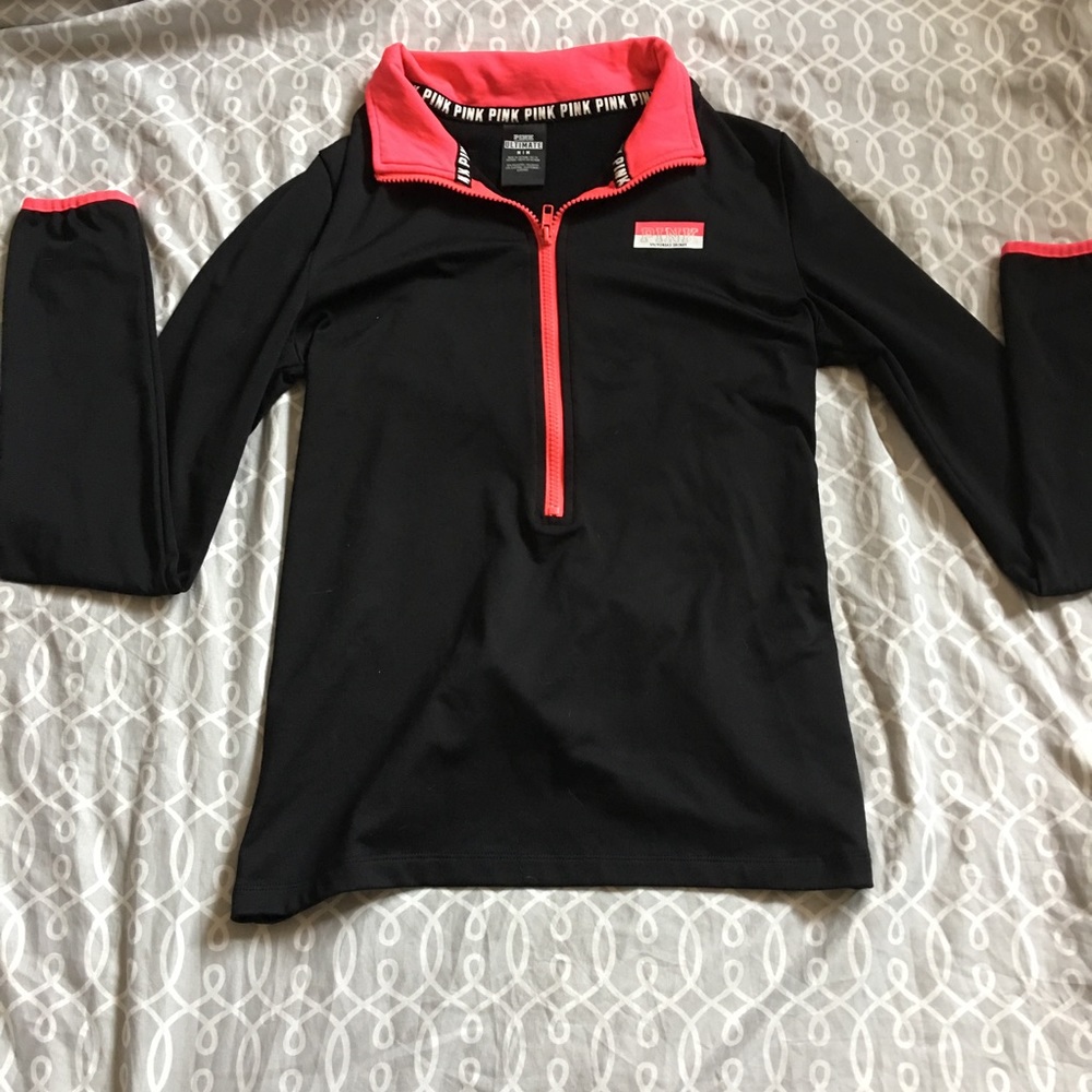 VS PINK Athletic Zip Up Sweater