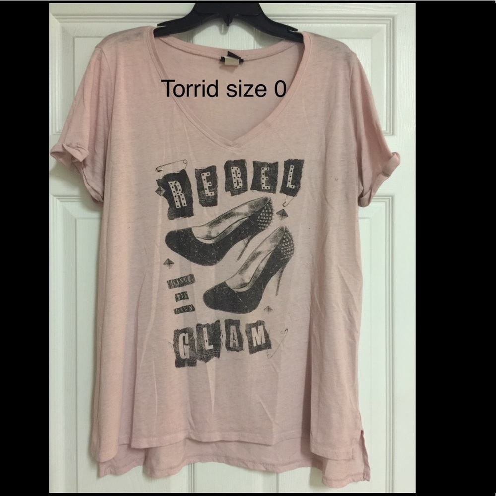 Torrid Rebel Glam Tee - Size 0