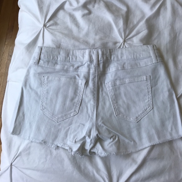White Jean Shorts - Picture 5 of 6