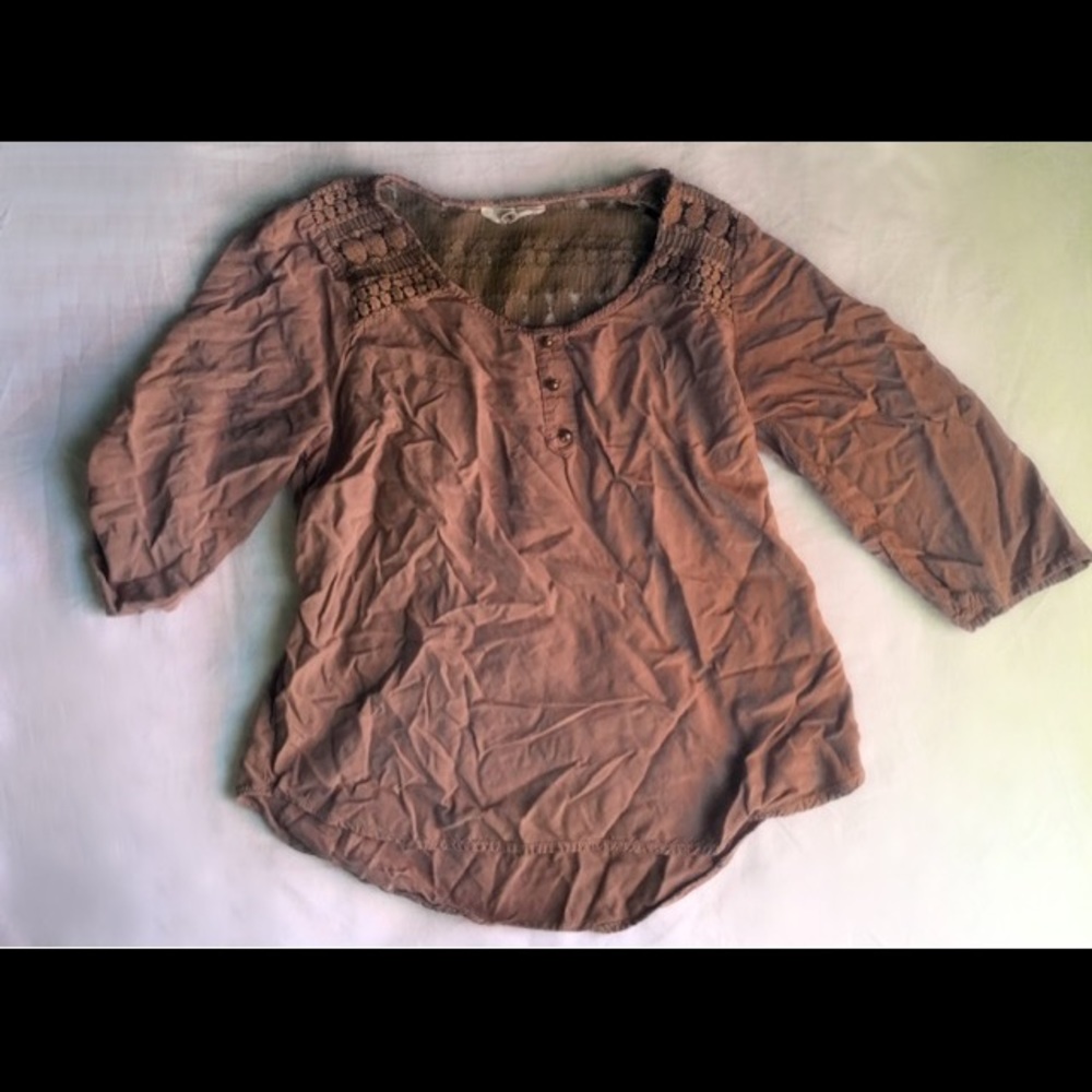 C'EST TOI Brown Blouse