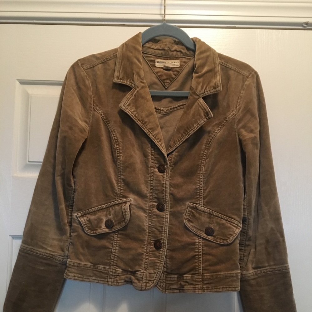 Tommy Jeans velvet Jacket sz medium