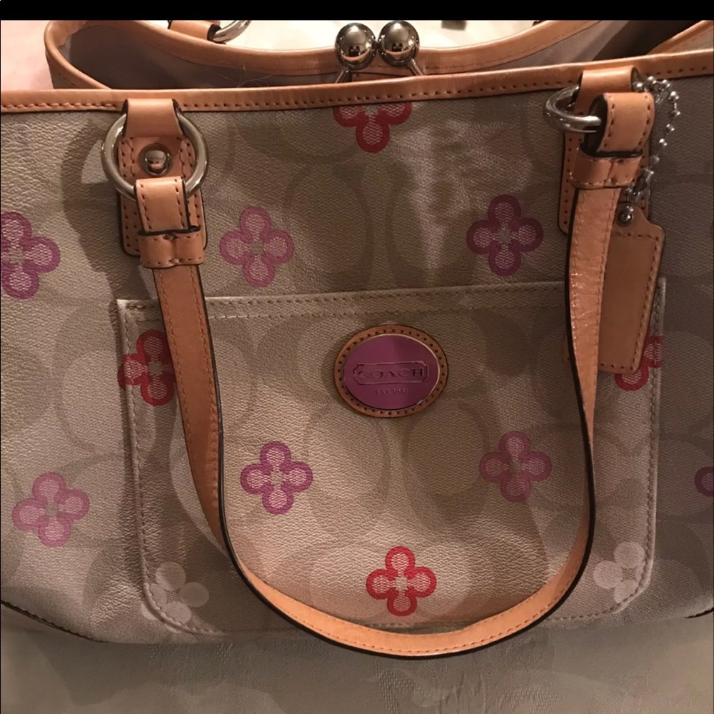 Pastel Coach purse
