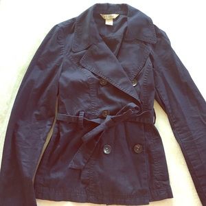 Arizona navy trench style jacket