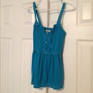Blue Hollister tank top
