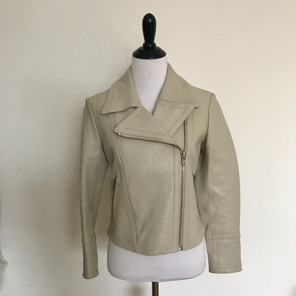 Yigal Azrouel Leather Moto Jacket Size  XS/P & S