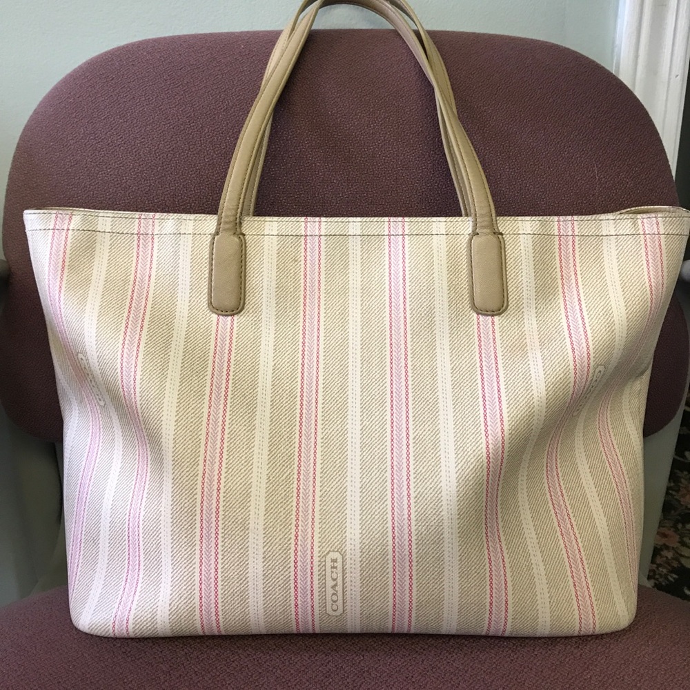 Coach tote handbag