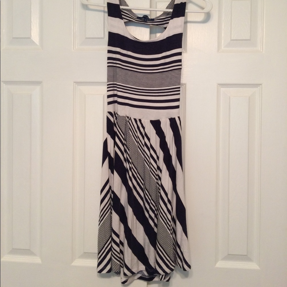 Blue and white ocean drive dress