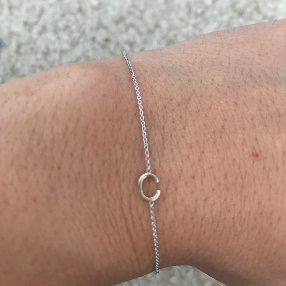 "c" initial Bracelet