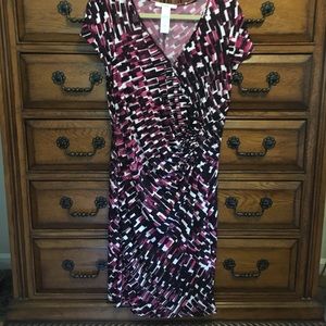 Faux wrap dress