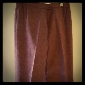 Wool blend pants