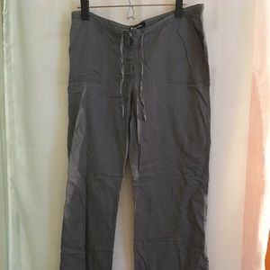 Linen Gray Capris